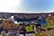 Gave Oloron river panorama from Sauveterre-de-Bearn medieval village