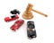 Gavel auction and cars