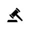 Gavel icon. judge gavel icon. auction hammer