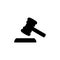 Gavel icon . judge gavel icon. auction hammer