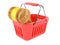 Gavel inside shopping basket