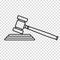 Gavel of justice