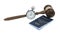 Gavel with Stopwatch and Passport