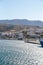 gavrio city and port in andros island greece