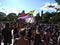 Gay Pride Flag, NYC Pride Parade 2019, WorldPride, World Pride, Greenwich Village, Washington Square Park, NYC, NY, USA