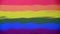 Gay Pride Flag reflection with ripples coming from the lower right corner. Abstract background concept