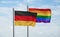 Gay Pride and Germany flag