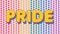 Gay pride and LGBT background. Rainbow colored hearts. equality and love.