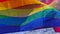 Gay Pride Rainbow Flag Layers Abstract