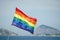 Gay Pride Rainbow Flag Rio Brazil