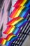 Gay Pride Rainbow Flags Background