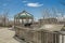 Gazebo on a boardwalk