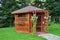 Gazebo in the garden - wooden house