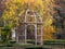 Gazebo in the gardens of Chateau Chenonceau, Paris