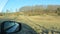 Gazebo in Hudson Valley, View from Traveling Car