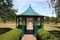 Gazebo in large garden