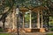 Gazebo located in White Point Gardens on the Battery in historic Charleston South Carolina