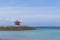 A gazebo on the Mertasari beach, Sanur, Bali