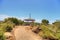 Gazebo over Bobcat Hiking Trail in Newport Beach