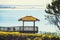 Gazebo overlooking the sea.