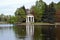 Gazebo Rotunda on the shore of Swan Pond