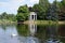 Gazebo Rotunda on the shore of Swan Pond