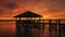 Gazebo on Shallowbag Bay Manteo North Carolina