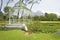 Gazebo in Stellenbosch wine region, outside of Cape Town, South Africa