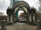 Gazebo Structure near Garden in Downtown Buildings in Vancouver, British Columbia