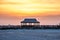 Gazebo and sunset at hendesrson point mississippi