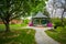 Gazebo and walkways at Notre Dame of Maryland University, in Baltimore, Maryland.