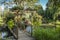 Gazebo water scene in a major city urban park