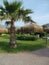 Gazebos on the beach