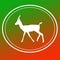 Gazelle Chinkara Logo Image Background Icon