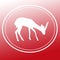 Gazelle Chinkara Logo Image Background Icon