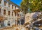 Gazi Hassan Pasha mosque and the Tree of Hippocrates. Kos, Greec