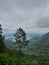 gazing at the beauty of the lake in North Sumatra, one of the largest lakes in Indonesia