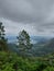 gazing at the beauty of the lake in North Sumatra, one of the largest lakes in Indonesia