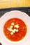 Gazpacho cold vegetables soup