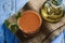 Gazpacho, spanish cold tomato soup