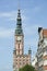 Gdansk Historic Town Hall With A Clock