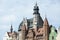 Gdansk Old Town Spires And Rooftops