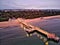 Gdansk pier at evening