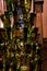 Gdansk, Poland - 24 of january 2020 - christmas tree made with bottles of alcohol