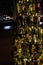 Gdansk, Poland - 24 of january 2020 - christmas tree made with bottles of alcohol