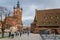 Gdansk, Poland, April 15, 2018: St. Catherine parish Protestant Roman Catholic Church