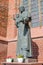 Gdansk, Poland - April 27, 2017: Statue of pope John Paul II at Saint Bridget church in GdaÅ„sk