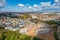 Gdansk, Poland - April 28, 2023: Gdansk skyline with newly built apartments on a sunny day, Poland