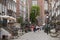 GDANSK, POLAND - JUNE 07, 2014: Unknown people walking on the Mariacka street in the historical part of Gdansk.