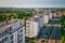 Gdansk skyline with newly built apartments on a sunny day, Poland